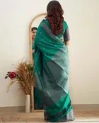 Banarasi Silk Printed Saree for Women 