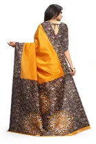 Mysore Silk Printed Saree for Women 