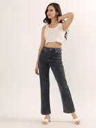 Denim Straight Fit Jeans for Women 