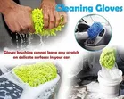 Super Soft Ultra-Absorbent | Multipurpose Vehicle Home Cleaning Gloves Dual Side Scratch Free Bike & Car Cleaning Accessories | Wet or Dry Use
