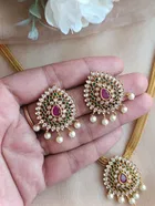 Gold-plated Brass Jewellery Set for Women 