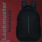 Nylon Backpack for Men & Women, Black