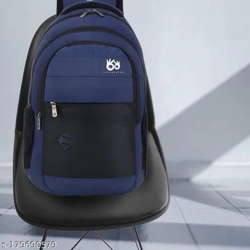 Nylon Backpack for Men & Women, Blue