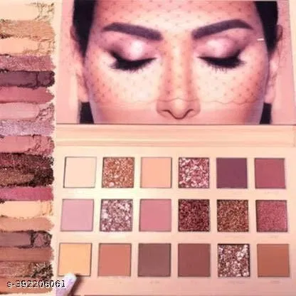 18 Colors Eye Shadow Palette, Multicolor