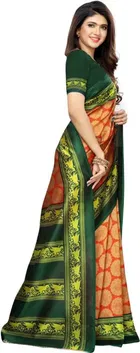 Art Silk Printed Saree for Women 