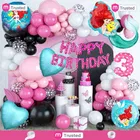 Mermaid Princess Theme 3rd Happy Birthday Decoration,Multicolour,Set Of 1