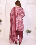 Crepe Floral Punjabi Suits for Women 