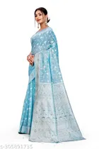 Cotton Zari Woven Saree for Women 
