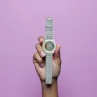 Silicone Strap Round Analog Watch for Men 