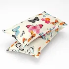 Microfibre Single Butterfly Printed Bedsheet 60x90in White