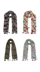 Chiffon Printed Scarves for Women & Girls 