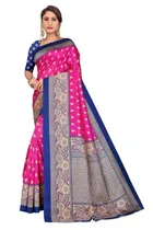 Art Silk Kalamkari Saree for Women 