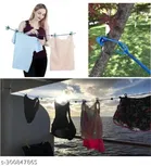 PVC Clothesline with 12 Pcs Clips 