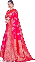 Banarasi Silk Zari Woven Saree for Women 
