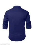 Solid Cotton Kurta Set for Boys 
