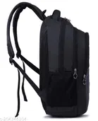 Nylon Backpack for Men & Women, Black