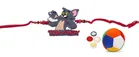 Synthetic Rakhi with Ball & Roli Chawal 