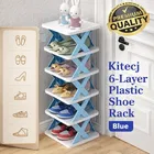 6-Layer Multi-Purpose Plastic Shoe Rack 