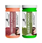 Park Daniel 100% Pure & Natural Hibiscus Powder & Neem Powder 