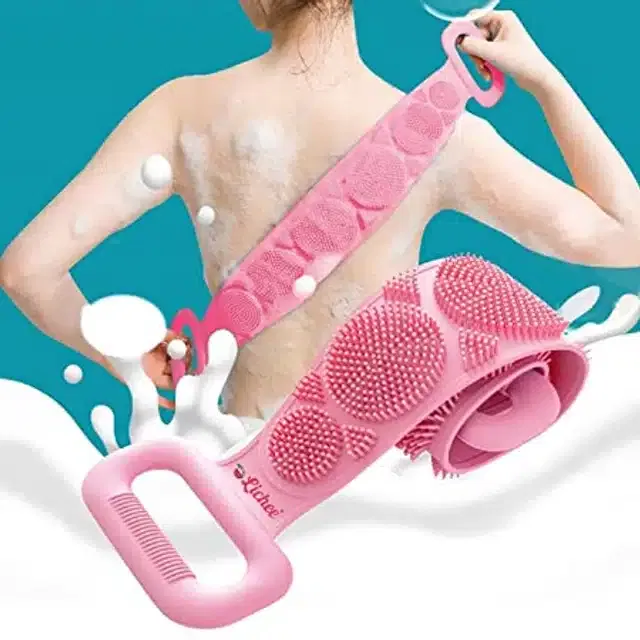 Silicone Body Back Scrubber (Multicolor)