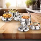 JENSONS Steel Clip Tiffin Set of 2 