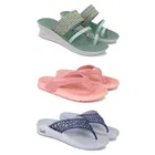 Combo of Heels with Slippers for Women 