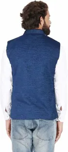 PSK स्लीवलेस मेन नैहरू जैकेट 