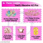 65 Pcs 2nd Birthday Decoration kit, Multicolour, Set of 1