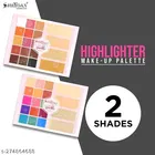 Shryoan Born to Sparkle Eyeshadow, Highlighter & Compact Powder Makeup Kit | Easy to Blend, Smooth Texture & Best for Professional Use and Personal Use 