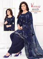Synthetic Printed Unstitched Dress Material for Women & Girls 