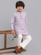 Cotton Blend Kurta with Pyjamas for Boys 