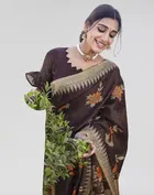 Art Silk Printed Saree for Women 