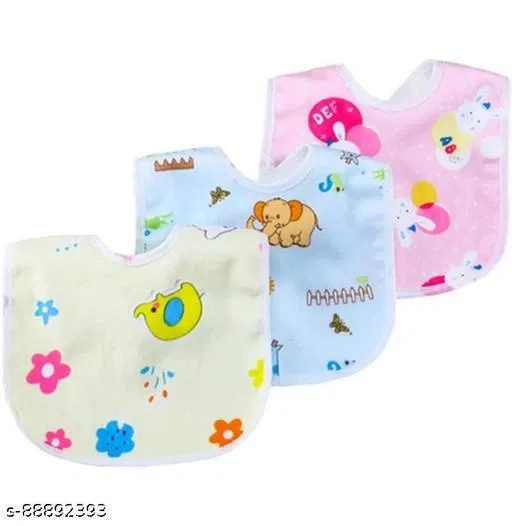Best Quality Baby Bibs Pack Of 3 Chit Buttoned Waterproof