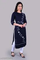 Viscose Rayon Printed Kurti for Women 