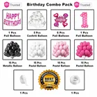 Princess Theme 1st Happy Birthday Decoration,Multicolour,Set Of 1