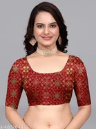 Linen Zari Woven Saree for Women 