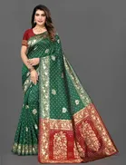 Women's Saree with Unstitched Blouse 