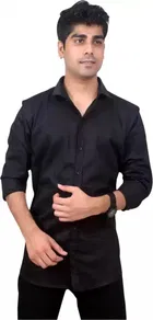 Men's Solid Full Sleeves Shirt 