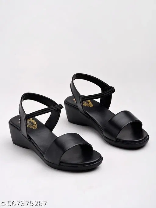 Shoetopia Girls Sandals Size 8.0 Black