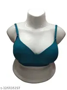 Cotton Solid Bra for Women 