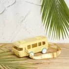 Plastic Bus Shape Sipper Bottle for Kids, Multicolor 