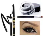Combo of ADS Kajal & Musk Flower Waterproof Eyeliner Gel with Brush 