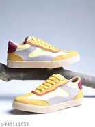 Shoetopia Girls Sneakers Yellow 