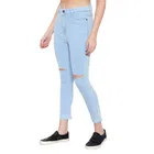 Denim Straight Fit Jeans For Women, Blue 