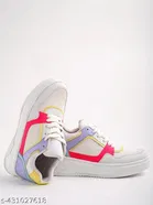 Colorblocked Mesh Sneakers for Women 