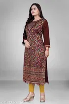 Pashmina Self-Design Kurti for Women 