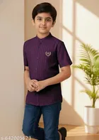 Embroidered Polycotton Short Sleeve Polo for Boys 