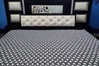 Homewatica Grey Printed Mattress Protector Pack of 1 Grey