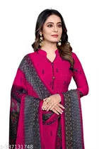 Cotton Printed Salwar Suit & Dupatta Sets for Women 