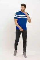 Round Neck Colorblocked T-Shirt for Men 